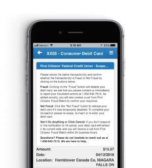 Card Controls and Alerts from Fulton Savings Bank
